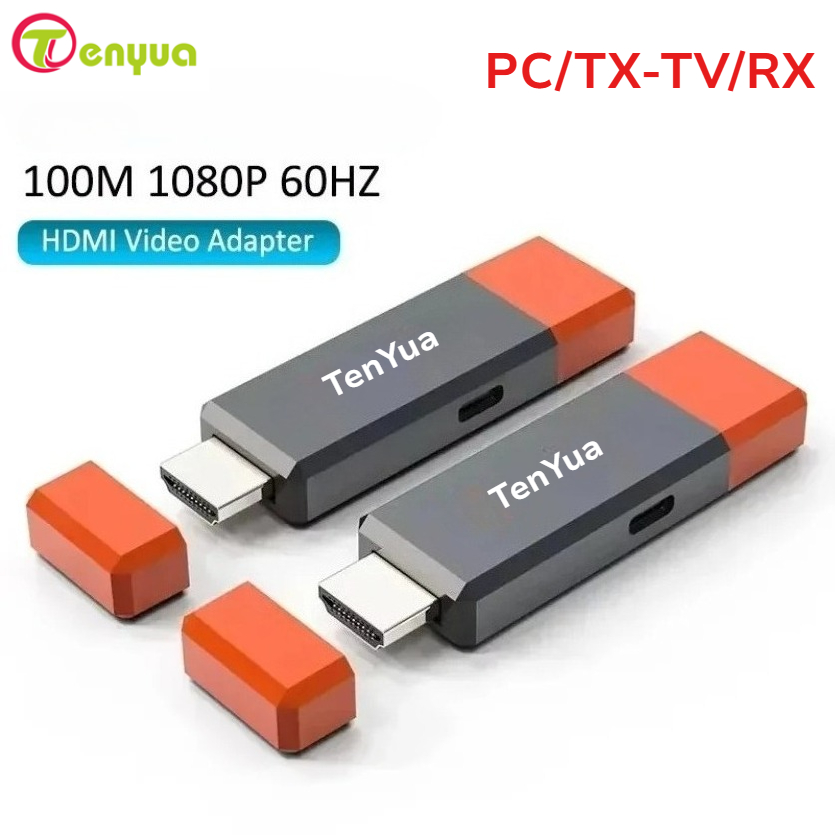 Hdmi Adapter - 50M 100M Wireless HDMI-Compatible Transmitter Receiver