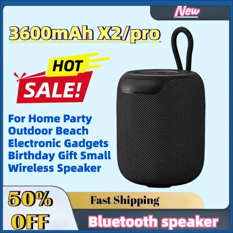 Electronics Gadgets For Gift - New 3600mAh X2/pro Bluetooth Speaker AUX&TF