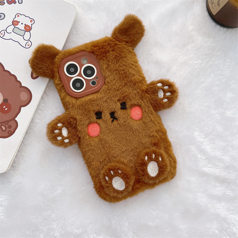 Korean 3D Cartoon Bear Fluffy  - đánh giá và giá Usb Charger