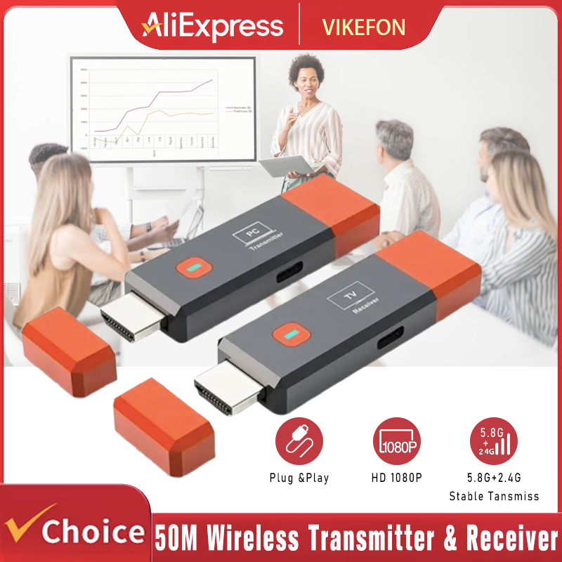 50M Wireless Transmission Vide - đánh giá và giá Hdmi Adapter