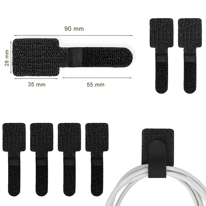 New Reusable Cable Ties Velcro - đánh giá và giá Cable Organizer