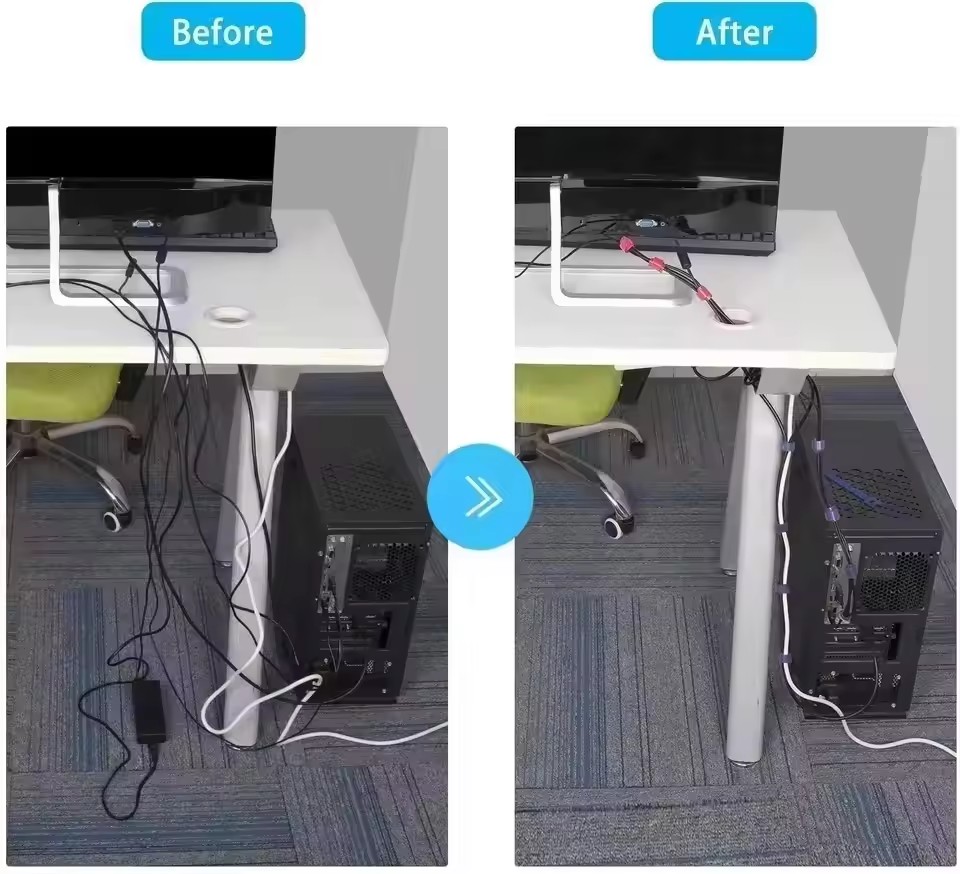 100pcs Releasable Cable Organi - đánh giá và giá Cable Organizer