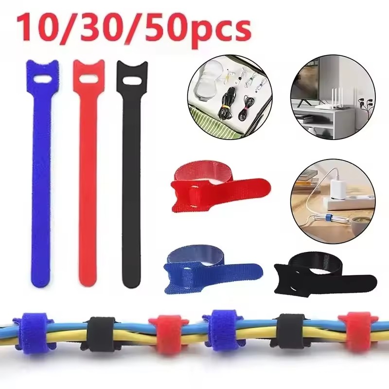 10/30/50Pcs Reusable Hook And  - đánh giá và giá Cable Organizer