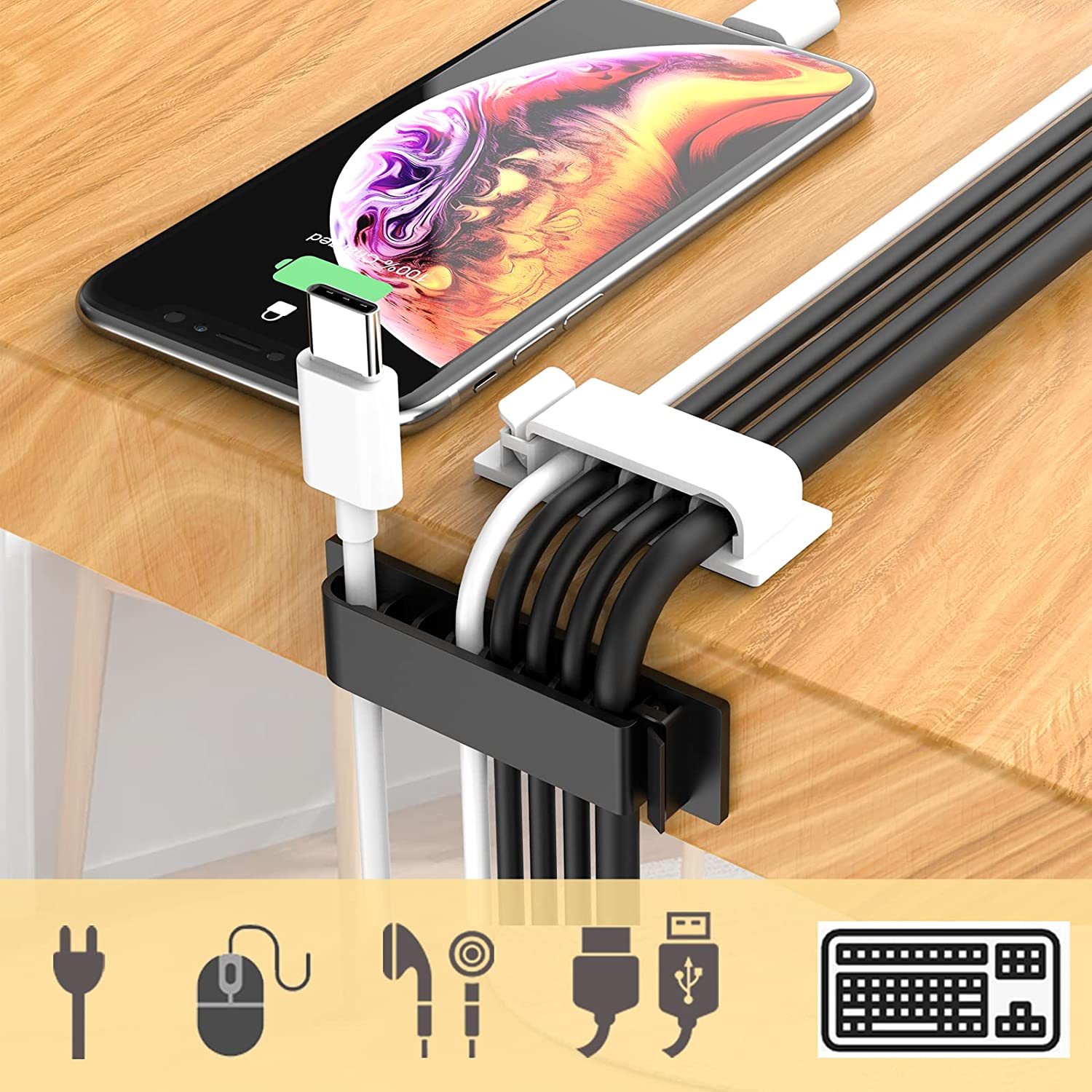 Cable Organizer Cord Managemen - đánh giá và giá Cable Organizer